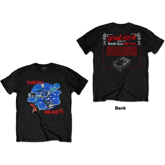 Cover for Beastie Boys - The · The Beastie Boys Unisex T-Shirt: Hello Nasty (Back Print) (T-shirt) [size S] [Black - Unisex edition]