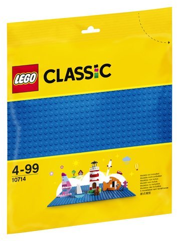 Lego - LEGO Classic 10714 Blauwe Basisplaat - Lego - Produtos - Lego - 5702016111927 - 2018
