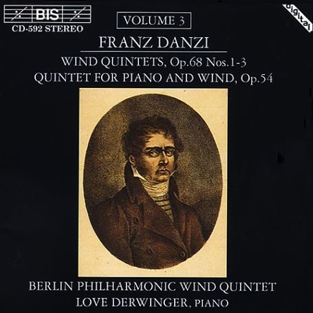 Danzi / Wind Quintets - Berlin Phil Wind Qnt / Derwinger - Musik - BIS - 7318590005927 - 20. Februar 1996