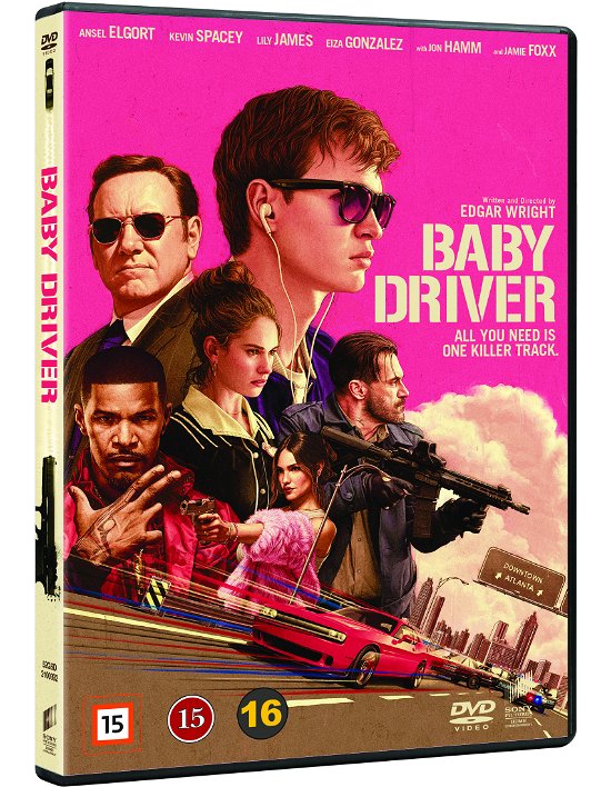Cover for Baby Driver (DVD) (2017)