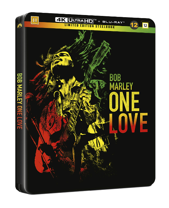 Cover for Bob Marley: One Love (4K UHD Blu-ray) [Limited Steelbook edition] (2024)