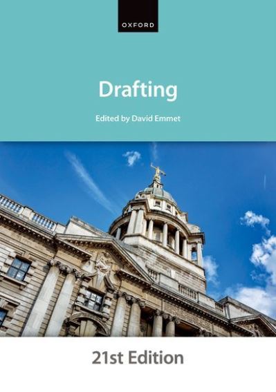 Cover for The City Law School · Drafting - Bar Manuals (Paperback Book) [21 Revised edition] (2022)