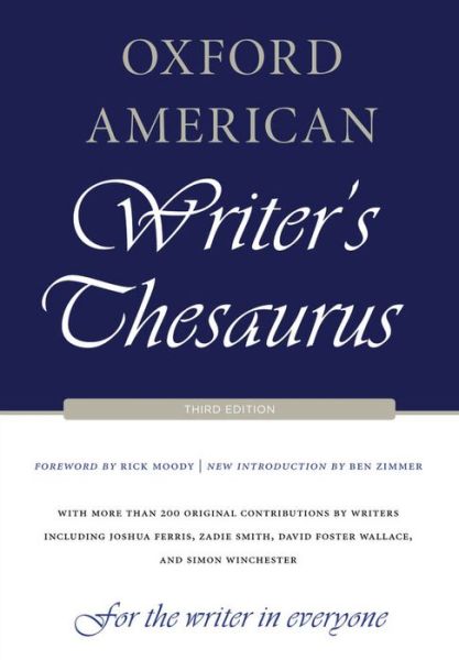 Cover for Auburn · Oxford American Writer's Thesaurus (Innbunden bok) (2012)