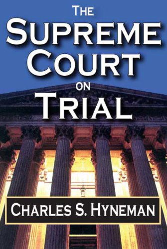 Cover for David Listokin · The Supreme Court on Trial (Paperback Book) (2007)