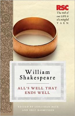 Cover for Rasmussen, Prof. Eric (USA) · All's Well that Ends Well - The RSC Shakespeare (Paperback Bog) (2011)