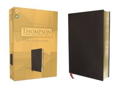 Cover for Zondervan · KJV, Thompson Chain-Reference Bible, Bonded Leather, Black, Red Letter (Læderbog) (2021)