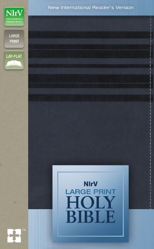 Cover for Zondervan Publishing · NIrV, Holy Bible, Large Print, Leathersoft, Blue (Lederbuch) [Large type / large print edition] (2014)