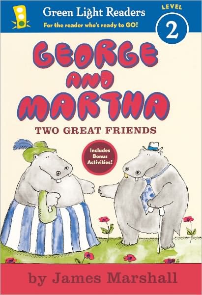 Cover for James Marshall · Two Great Friends (Turtleback School &amp; Library Binding Edition) (George &amp; Martha Early Reader) (Hardcover Book) [Turtleback School &amp; Library Binding edition] (2010)