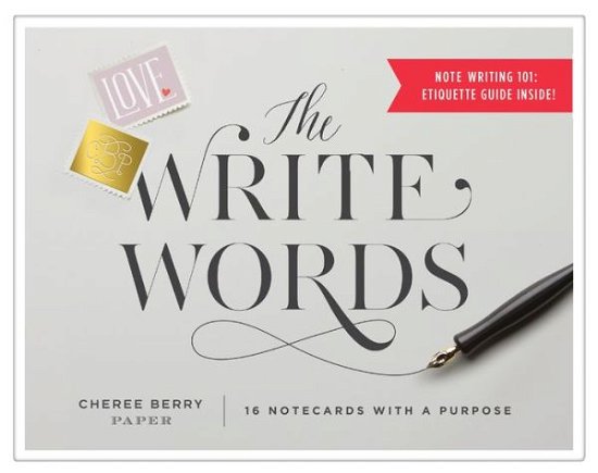 Cheree Berry the Write Words Greeting Assortment with Booklet - Sarah McMenemy - Livros - Galison - 9780735355927 - 19 de junho de 2018
