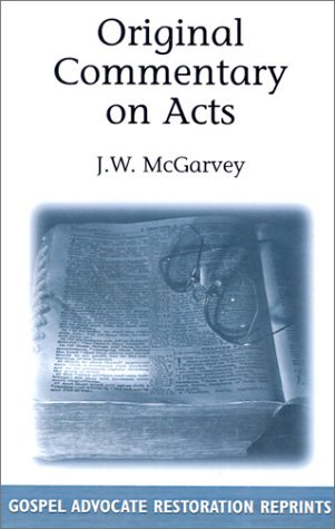 Cover for J. W. Mcgarvey · Original Commentary on Acts (Paperback Book) (2001)