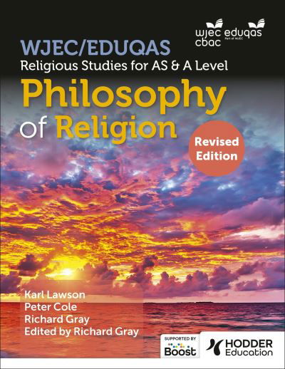 Cover for Karl Lawson · WJEC / Eduqas Religious Studies for A Level &amp; AS - Philosophy of Religion Revised (Taschenbuch) (2025)