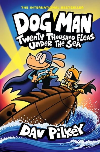 Dog Man : Twenty Thousand Fleas under the Sea : a Graphic Novel - Dav Pilkey - Bøger - Scholastic, Incorporated - 9781338801927 - 28. marts 2023