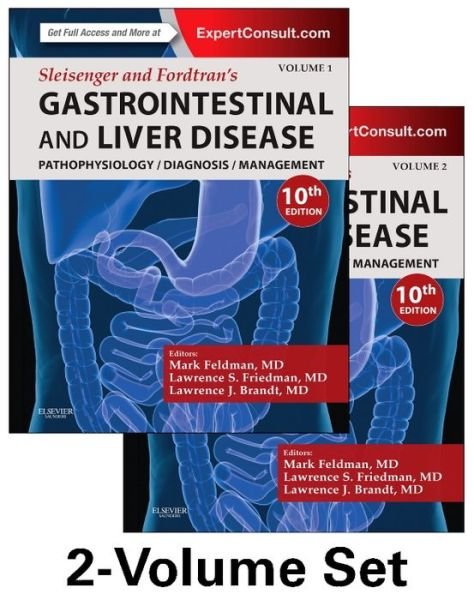 Cover for Mark Feldman · Sleisenger and Fordtran's Gastrointestinal and Liver Disease- 2 Volume Set: Pathophysiology, Diagnosis, Management (Hardcover bog) [10 Revised edition] (2015)