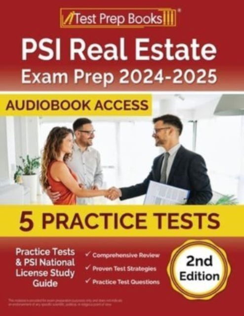 Cover for Lydia Morrison · PSI Real Estate Exam Prep 2024-2025 : 5 Practice Tests and PSI National License Study Guide [Audiobook Access] (Paperback Bog) (2023)