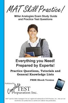 Cover for Complete Test Preparation Inc · Miller Analogies Skill Practice!: Practice Test Questions for the Miller Analogies Test (Paperback Book) (2015)