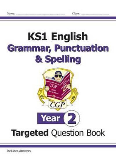 Cover for CGP Books · KS1 English Year 2 Grammar, Punctuation &amp; Spelling Targeted Question Book (with Answers) - CGP Year 2 English (Pocketbok) (2022)
