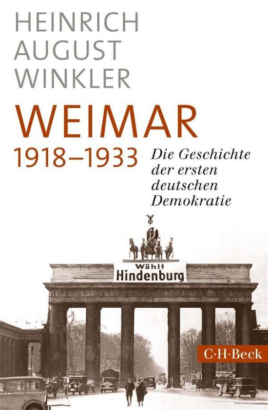 Cover for Winkler · Weimar 1918-1933 (Bok)