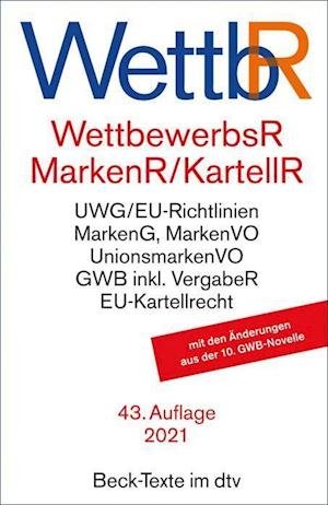 Cover for Dtv Verlagsgesellschaft · Wettbewerbsrecht, Markenrecht und Kartellrecht (Paperback Bog) (2021)