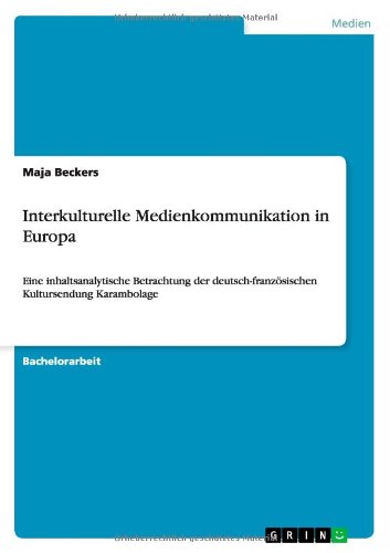 Cover for Beckers · Interkulturelle Medienkommunika (Book) [German edition] (2011)