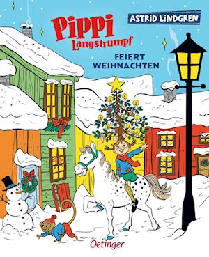 Cover for Astrid Lindgren · Pippi Langstrumpf feiert Weihnachten (Buch) (2024)