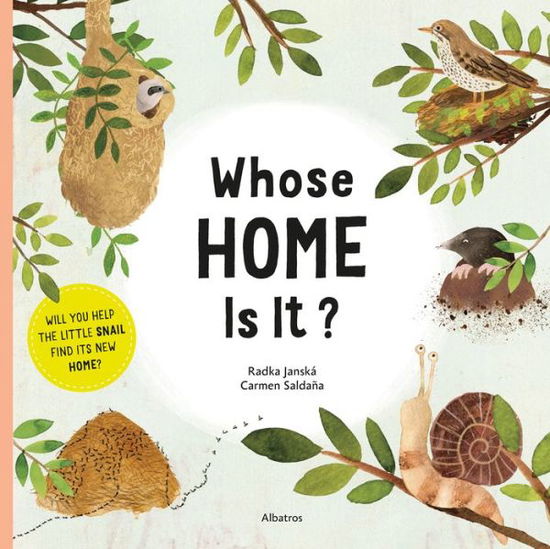 Cover for Radka Piro · Whose Home Is It? - Tracks and Homes (Board book) (2022)