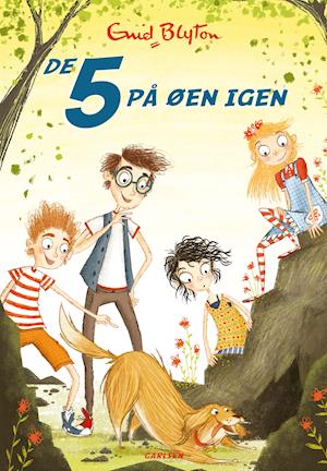 Cover for Enid Blyton · De 5: De 5 (6) - De 5 på øen igen (Hæftet bog) [1. udgave] (2019)