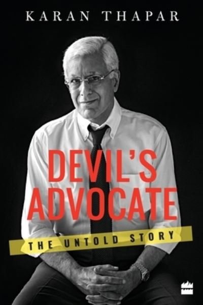 Cover for Karan Thapar · The Devil's advocate (Paperback Book) (2019)