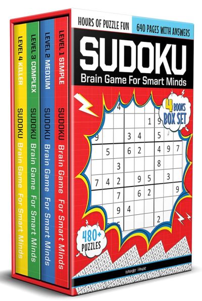 Sudoku - Brain Games for Smart Minds: Boxset of 4 books - Wonder House Books - Books - Prakash Books - 9789354403927 - June 5, 2025