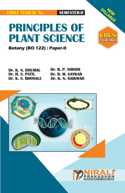 Cover for Dr K N Dhumal · PRINCIPLES OF PLANT SCIENCE [2 Credits] Botany (Pocketbok) (2019)