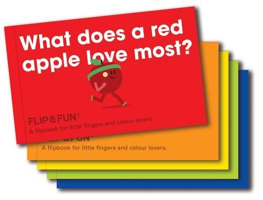 Cover for Viction Viction · FLIP&amp;FUN: Fruit Boxset: A flipbook for little fingers and colour lovers (Paperback Bog) (2017)