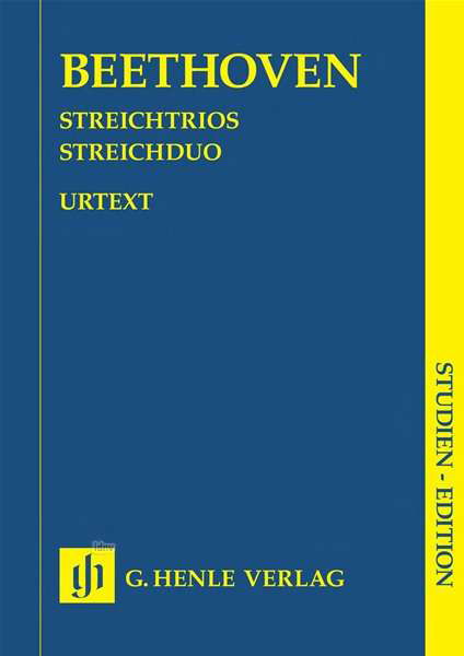 Streichtrios op.3,8,9.HN9192 - Beethoven - Books - SCHOTT & CO - 9790201891927 - April 6, 2018