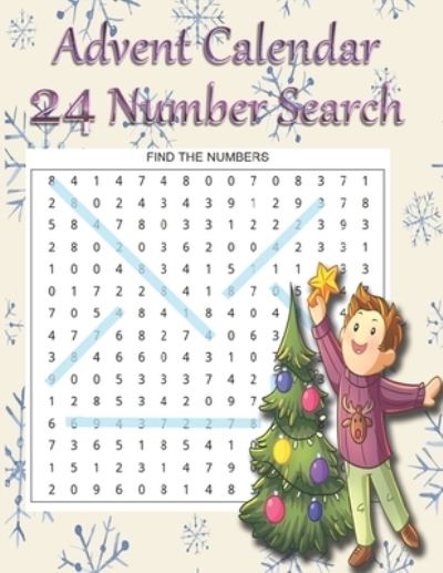 Cover for Chris Bacon · Advent Calendar 24 Number Search (Paperback Book) (2020)
