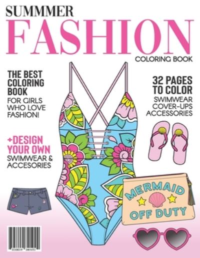 Cover for Dani Kates · Summer Fashion Coloring Book (Paperback Book) (2020)