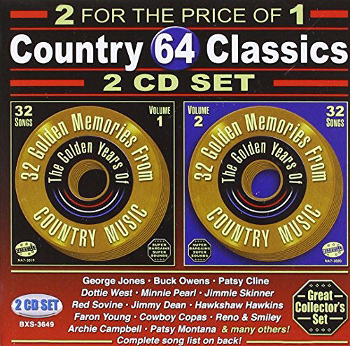 Cover for 64 Songs: Country Classics / Var (CD) (2014)