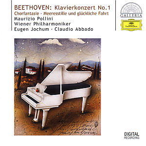 Cover for Pollini / Abbado / Berlin P. O · Beethoven: Piano Concertos 1 (CD) (1901)