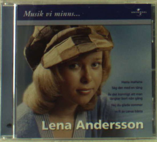 Musik Vi Minns - Lena Andersson - Música - UNIVERSAL - 0044003853928 - 30 de junio de 1990