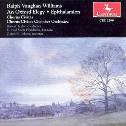 Cover for Ralph Vaughan Williams · Oxford Elegy Epithalam (CD) (2013)