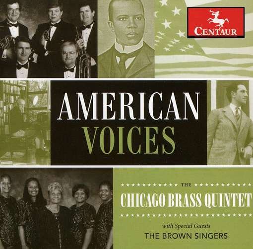 Cover for Joplin,scott / Chicago Brass Quintet / Copland · American Voices: the Chicago Brass Quintet (CD) (2012)