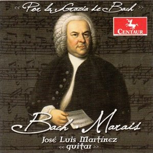 Por La Gracia De Bach - Jose Luis Martinez - Muziek - CENTAUR - 0044747344928 - 9 september 2016