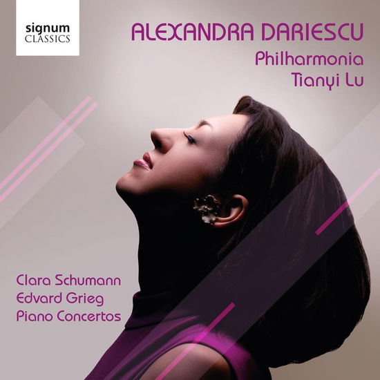 Cover for Alexandra Dariescu · Clara Schumann And Edvard Grieg Piano Concertos (CD) (2024)