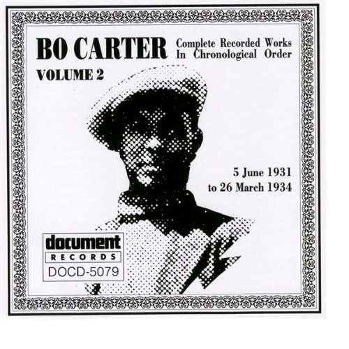 Cover for Bo Carter · Bo Carter 2 1931-1934 (CD) (2000)