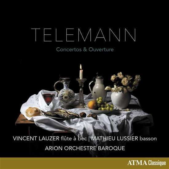 Telemann Concertos & Ouverture - Lauzer, Vincent / Mathieu Lussier - Musiikki - ATMA CLASSIQUE - 0722056278928 - lauantai 19. kesäkuuta 2021