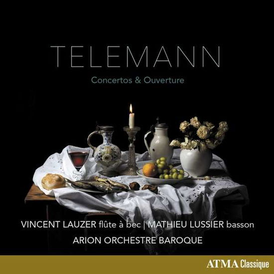 Telemann Concertos & Ouverture - Lauzer, Vincent / Mathieu Lussier - Musiikki - ATMA CLASSIQUE - 0722056278928 - lauantai 19. kesäkuuta 2021