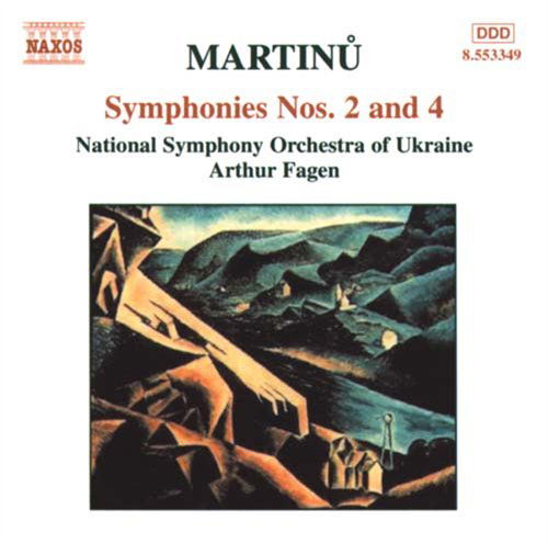 Cover for Martinu / Fagen / Nat'l Sym Orch of Ukraine · Symphonies 2 &amp; 4 (CD) (2001)
