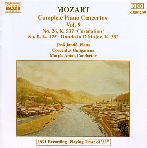 Cover for Mozart / Jando / Antal · Piano Cti 5 &amp; 26 (CD) (1994)