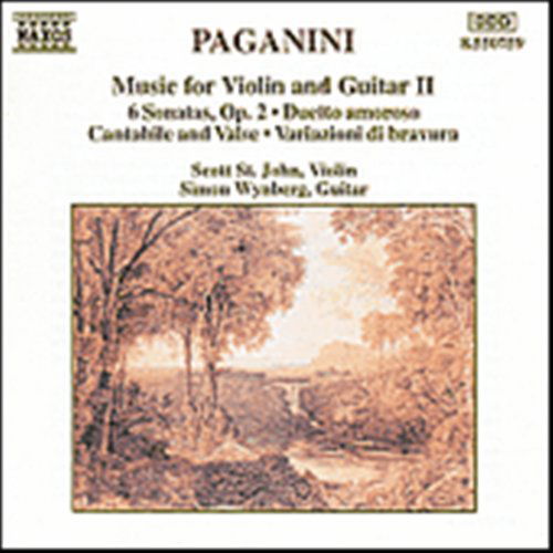 Works For Violin And Guit - N. Paganini - Musikk - NAXOS - 0730099575928 - 19. september 1994