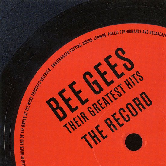 Cover for Bee Gees · Their Greatest Hits (the Record) (CD) (2003)