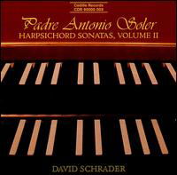 Harpsichord Sonatas II - Soler / Schrader - Musik - CEDILLE - 0735131900928 - 24 augusti 1996