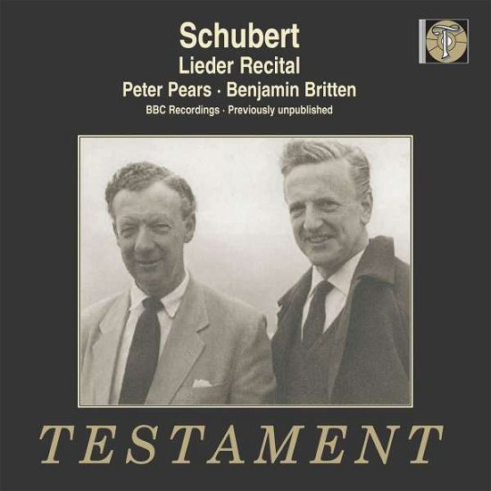Lieder Recital - Peter Pears / Benjamin Britten - Musiikki - DAN - 0749677151928 - tiistai 15. toukokuuta 2018