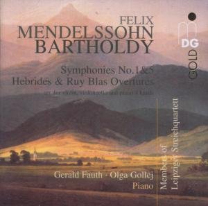 Cover for Mendelssohn / Seidel / Moosdorf / Fauth / Gollej · Symphony No 5 Hebriden Overture (CD) (2008)